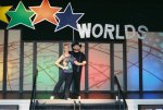 Worlds 2013 - On stage in our West Coast Swing Costumes