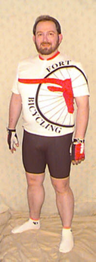 1999.10.30 Progress photo of me in cycling gear