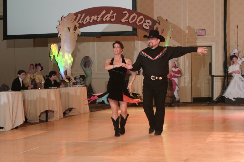 2008 - Competing in ProAms at the UCWDC World Championships ©