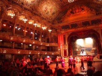 Dancers dancing at the Blackpool Ballroom (CC) Dancers dancing at the Blackpool Ballroom (CC)