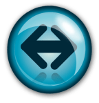 Double Ended Arrow Blue (CC)