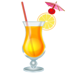 Glass of Tropical Beverage (CC)