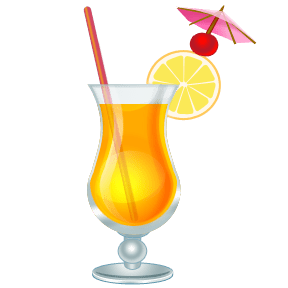 Glass of Tropical Beverage (CC)