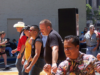 Line Dancers Outside (CC)