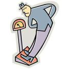 Man on a Scale Weighing (CC)