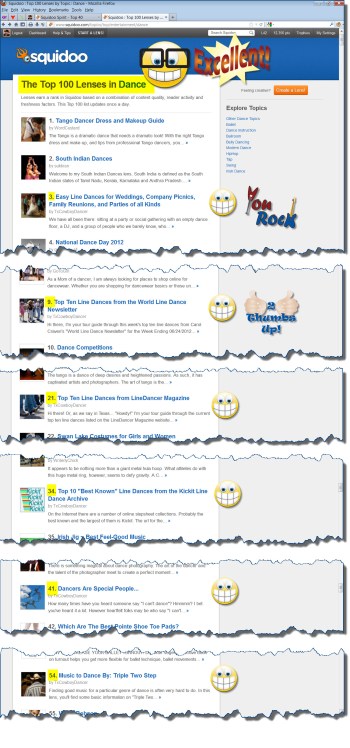 Six of my Dance Lenses are in the top 100!