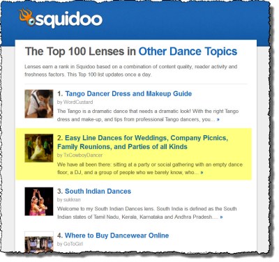 # 2 other dance topics