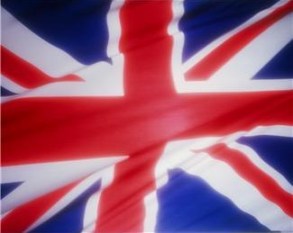 Closeup of the English Flag - The Union Jack