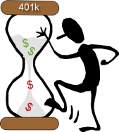 Screen Bean Watching his 401k run out of money