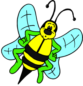 Cartoon Bee - Busy Bee