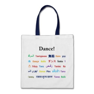 Language of Dance Budget Tote Bag