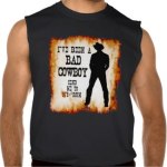 Muscle Shirt - I've been a bad cowboy send me to your room c2013 TxCowboyDancer Designs available on zazzle.com