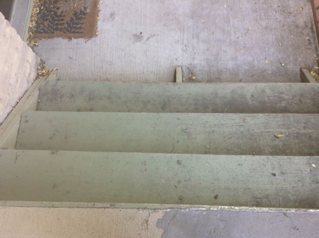 3. Again more stairs - wooden, of varying widths and heights
