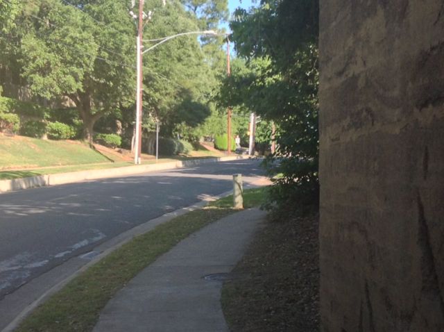 24 Starting to CLIMB -- Getting close to my driveway... I'm REALLY starting to feel the result of my exertion and my walk in the park is starting to not be so much fun as it was at the beginning.