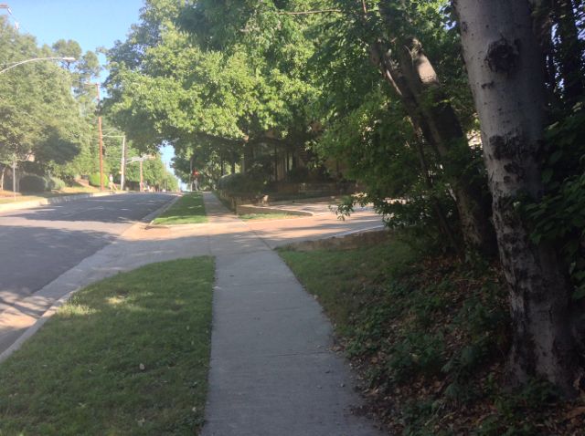 25. MORE CLIMBING -- A little closer. Who knew I was walking DOWN a hill when I was going TO the park? Where the hell am I? Seattle? Hmmm???