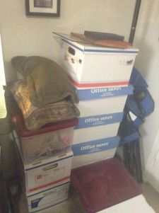 Boxes that are left - I'm about halfway through the job