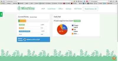Mintvine -- Main Page udate pending grab