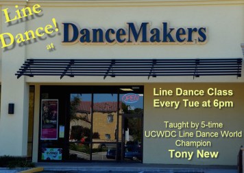 Line Dance at DanceMakers of Texas